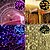 abordables Tiras de Luces LED-12m Cuerdas de Luces 100 LED 1 juego Multicolor Halloween Navidad Impermeable Solar Patio Funciona con Energía Solar