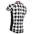 cheap Women&#039;s Cycling Clothing-21Grams Men&#039;s Cycling Jersey Short Sleeve Bike Jersey Top with 3 Rear Pockets Mountain Bike MTB Road Bike Cycling UV Resistant Breathable Quick Dry Black White Plaid Checkered Spandex Polyester Sports