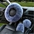 preiswerte Steering Wheel Covers-3Pcs Winter Furry Car Steering Wheel  Gear Knob Shifter Parking Brake Covers Set