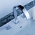 abordables Agujeros múltiples-grifo para lavabo de baño - giratorio / extendido / cascada cromo montado en superficie dos manijas tres agujeros grifos de baño