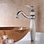 cheap Classical-Bathroom Sink Faucet Ultra Faucets Euro Collection Gold with Stone Single Handle - One Hole Tall Body Deck Mount Lavatory Vessel Sink Faucet With Curved Spout