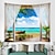 cheap Landscape Tapestry-Window Landscape Large Wall Tapestry Art Decor Blanket Curtain Picnic Tablecloth Hanging Home Bedroom Living Room Dorm Decoration Polyester Sea Ocean Beach Palm
