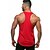 abordables Camisetas y Tops de Correr-Hombre Camiseta sin mangas Running Top de ejercicio Sin Mangas Camiseta Algodón Transpirable Suave Secado rápido Aptitud física Entrenamiento de gimnasio Entrenamiento activo Ropa de deporte Ropa de