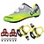 baratos Sapatos de Ciclismo-SIDEBIKE Adulto Sapatilhas de Ciclismo com Travas &amp; Pedal Tênis para Ciclismo Fibra de Carbono Almofadado Ciclismo Verde Homens Sapatos para Ciclismo / Malha Respirável