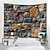 cheap Home &amp; Garden-Vintage 3D Wall Tapestry Art Decor Blanket Curtain Picnic Tablecloth Hanging Home Bedroom Living Room Dorm Decoration Brick Stone
