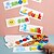 voordelige Educatieve geheugenkaartjes-Educatieve geheugenkaartjes Educatief speelgoed Letter Spelling Brief lezen spel Geheugen verbeteren Hout Kinderen Peuter Schattig Kits Non Toxic 52 pcs 3-6 Y