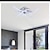 billiga Takfasta och semitakfasta taklampor-4-ljus taklampa led våg design modern metall sovrum kontor matsal 85-265v