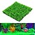 abordables Decoración de acuarios y grava-25 * 25 cm césped de acuario plantas artificiales hierba verde pecera simulación de paisaje agua acuática césped
