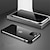 hesapli iPhone Kılıfları-telefon Pouzdro Uyumluluk Apple Arka Kapak Manyetik Adsorpsiyon Çantası iPhone 11 Pro Max iPhone SE 2020 Şoka Dayanıklı Çift Taraflı Anti peep Solid Temperli Cam Metal