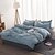 cheap Duvet Covers-Washed cotton four-piece bed sheet style bed sheet set simple air bed linen single double