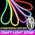 billige LED Strip Lamper-1m Stripelys med neon 120 LED 2835 SMD 1 stk Varm hvit Hvit Gul Vanntett Kuttbar Dekorativ 12 V