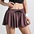 cheap Running Shorts-Women&#039;s 2 in 1 Athletic Skort Running Skirt Bottoms Liner Drawstring Yoga Fitness Gym Workout Tennis Golf Comfy Breathable Quick Dry Sport Black Purple Dark Gray / Stretchy