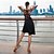 ieftine Ținute Dans Latin-Dans Latin Fuste Pliuri Pentru femei Performanță Căzut Bumbac de cristal