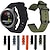 voordelige Garmin horlogebanden-Horlogeband voor Garmin TomTom Forerunner 55 245 645 Music Fenix 7S Sapphire Solar / 6S Pro / 5S Plus Descent Mk2S Vivoactieve 3 Venu 2 Plus / Sq / Sq Muziek Nylon Vervanging Band 20mm Gevlochten
