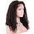 abordables Pelucas del cordón de cabello natural-Peluca Cabello humano remy Encaje Frontal Cabello Hindú Rizado Negro Parte libre Mujer Densidad 130% Larga Negro Azabache Pelucas de Cabello Natural Premierwigs