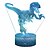 cheap Décor &amp; Night Lights-Dinosaur 3D Night Light Table Desk Lamp  16 Colors Optical Illusion Touch Control Lights with Acrylic Flat &amp;amp; ABS Base &amp;amp; USB Cable for Christmas Gift