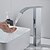 abordables Clásico-Touchless Bathroom Sink Faucet - With Sensor / Premium Design Black Free Standing Hands free One HoleBath Taps / Brass