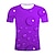 cheap Tops-Kids Boys T shirt Geometric Outdoor 3D Print Short Sleeve Active 3-12 Years Summer Green Blue Purple