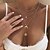 olcso Szoros nyakláncok-Női Rakott nyakláncok Króm Arany 51 cm Nyakláncok Ékszerek Kompatibilitás Napi