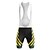 cheap Men&#039;s Clothing Sets-21Grams Men&#039;s Short Sleeve Cycling Jersey with Bib Shorts Summer Black / Yellow Australia National Flag Bike Clothing Suit UV Resistant 3D Pad Quick Dry Breathable Reflective Strips Sports Patterned