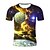 cheap Tees &amp; Shirts-Kids Boys T shirt Graphic 3D Print Short Sleeve Quick Dry Basic 2-12 Years Summer Green Blue Purple