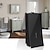 cheap Soap Dispensers-Shampoo Dispenser for Shower,Wall Mount Soap/Shampoo/Lotion Shower Dispenser System Cool Matte Black Constraction ABS 1pc Wall Mounted Push Button Handwash Machine 450ml