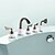 cheap Bathtub Faucets-Bathtub Faucet - Contemporary Antique Copper Tub And Shower Ceramic Valve Bath Shower Mixer Taps