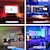 ieftine Benzi de Lumină LED-bandă de lumină led usb cu telecomandă rgb bandă de lumină flexibilă multicoloră pentru decor birou ecran tv iluminare de fundal