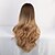 cheap Synthetic Trendy Wigs-Synthetic Wig Curly Matte Middle Part With Bangs Wig Long Light Blonde Synthetic Hair 28 inch Women&#039;s Exquisite curling Blonde