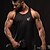 abordables Camisetas y Tops de Correr-Hombre Camiseta sin mangas Running Top de ejercicio Sin Mangas Camiseta Algodón Transpirable Suave Secado rápido Aptitud física Entrenamiento de gimnasio Entrenamiento activo Ropa de deporte Ropa de