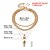 cheap Chain Necklaces-Women&#039;s Choker Necklace Pendant Necklace Stacking Stackable Keys Vintage Punk Trendy Chrome Silver Gold 28 cm Necklace Jewelry 4pcs For Street Prom Birthday Party Beach Festival / Layered Necklace