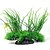 cheap Aquarium Décor &amp; Gravel-Fish Tank Arquatic Plant Fish Bowl Ornament Waterplant Artificial Plants Green Non-toxic &amp; Tasteless Decoration Plastic One-piece Suit 20*8*16 cm