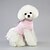 Недорогие Одежда для собак-Dog Dress Character Rabbit / Bunny Animal Stylish Sweet Style Dog Clothes Puppy Clothes Dog Outfits White Pink Costume for Girl and Boy Dog Cotton XS S M L XL