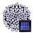 Χαμηλού Κόστους LED Φωτολωρίδες-12μ Φώτα σε Κορδόνι 100 LEDs 1set Πολύχρωμα Halloween Χριστούγεννα Αδιάβροχη Ηλιακής Ενέργειας Πλακόστρωτη εσωτερική αυλή Încărcare Solară