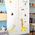 cheap Decorative Wall Stickers-Kids Height Chart Wall Sticker Decor Cartoon Giraffe Height Ruler Wall Stickers Home Room Decoration Wall Art Sticker Poster 150x78cm