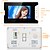 cheap Video Door Phone Systems-7 Inch 2Monitors Video Intercom Door Phone RFID System with HD Doorbell 1000TVL Camera with Home Stainless Steel Electronic Door Lock