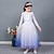 ieftine Costume &amp; Tematică din Filme-Frozen Îngheţat Prințesă Rochii Rochie de fete cu flori Fete Film Cosplay rochie de vacanță Halloween Crăciun Alb Crăciun Halloween Nuntă Invitat la nunta Rochie