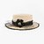 abordables Chapeaux de fête-Elégant Fibre naturelle Chapeaux avec Fleur 1 pc Décontractée / Usage quotidien Casque