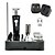 baratos Máquina de cortar cabelo-5 em 1 máquina de cortar cabelo recarregável cordless grooming kit para homens barba trimmer nariz aparador de pêlos dual shaver