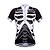 abordables Ropa de ciclismo para mujer-SALETU Mujer Hombre Manga Corta Maillot de Ciclismo Verano Poliéster Negro / Blanco Bicicleta Camiseta / Maillot Cima Secado rápido Transpirable Bandas Reflectantes Deportes Ropa / Elástico