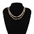 cheap Necklaces-Women&#039;s Choker Necklace Chain Necklace Chunky XOXO Vertical / Gold bar Precious Simple Punk European Trendy Gold Plated Chrome Gold 35+10 cm Necklace Jewelry For Party Evening Street Birthday Party