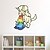 cheap Decorative Wall Stickers-Animals Wall Stickers Animal Wall Stickers Decorative Wall Stickers, PVC Home Decoration Wall Decal Wall Window Decoration 1pc 23*25cm