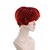 ieftine Peruci Sintetice Trendy-Peruci Sintetice Buclat Frizură Asimetrică Perucă Scurt Roșu Închis Păr Sintetic 6 inch Pentru femei Design la modă Clasic Dame Roșu