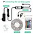 cheap LED Strip Lights-Upgrade 32ft 10M Music Synchronous Dimming Intelligent App Control Waterproof 5050 RGB LED Strip Light with IR24 Key Bluetooth Controller or with DC12V Adapter Kit