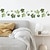 cheap Decorative Wall Stickers-Green Leaves Vines Botanical Wall Stickers Decorative Wall Stickers PVC Home Decoration Wall Decal Wall Decoration 1pc 60X16cm For Bedroom Living Room