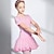cheap Ballet Dancewear-Ballet Dress Bow(s) Cascading Ruffles Ruching Girls&#039; Training Performance Short Sleeve High Spandex Tulle