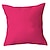 cheap Throw Pillows &amp; Covers-1 pcs Cotton Pillow Cover, Solid Colored Multicolor Simple Square Zipper Traditional Classic Outdoor Cushion for Sofa Couch Bed Chair Candy color