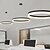 cheap Circle Design-2pcs/Lot LED20W Modern Pendant Light Led Ceiling Hanging Fixtures Aluminium Acrylic for Living Bedroom Dia 40cm/ Warm White / White/ Dimmable with Remote / WIFI Smart works with Google home and Alexa