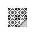 preiswerte Dekorative Wandaufkleber-PVC Anti-Rutsch-Twill-Druck schwarz Französisch Stein Boden Paste Badezimmer Schlafzimmer Wohnzimmer DIY Boden Paste 4pcs 30 * 30cm