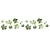 ieftine Abțibilde de Perete Decorative-frunze verzi viță de vie autocolante botanice de perete autocolante decorative de perete pvc decor decor decor de perete decor de perete 1buc 60x16cm pentru dormitor sufragerie